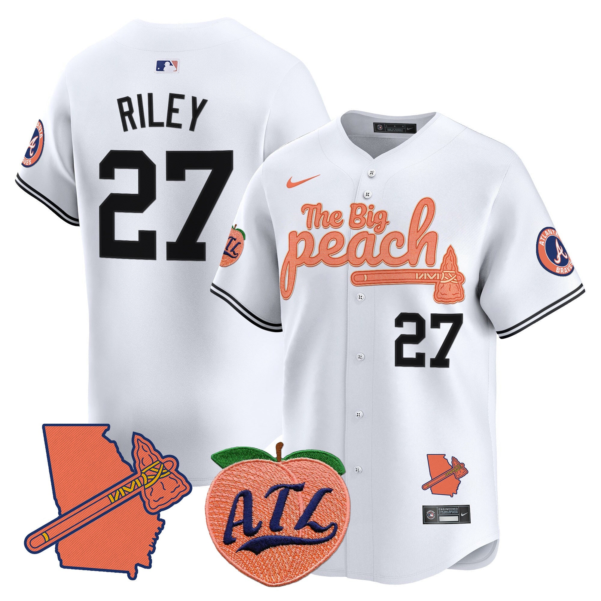 Men’s Atlanta The Big Peach Vapor Premier Limited Jersey V2