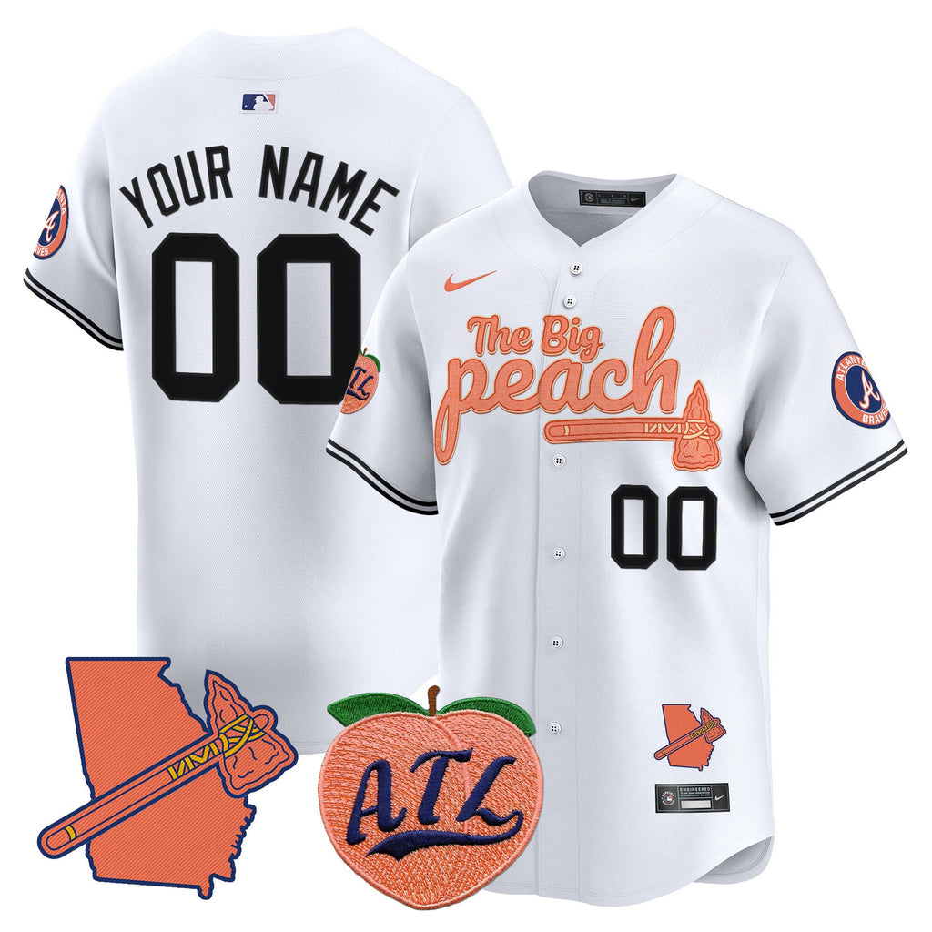Atlanta The Big Peach Vapor Premier Limited Custom Jersey V2