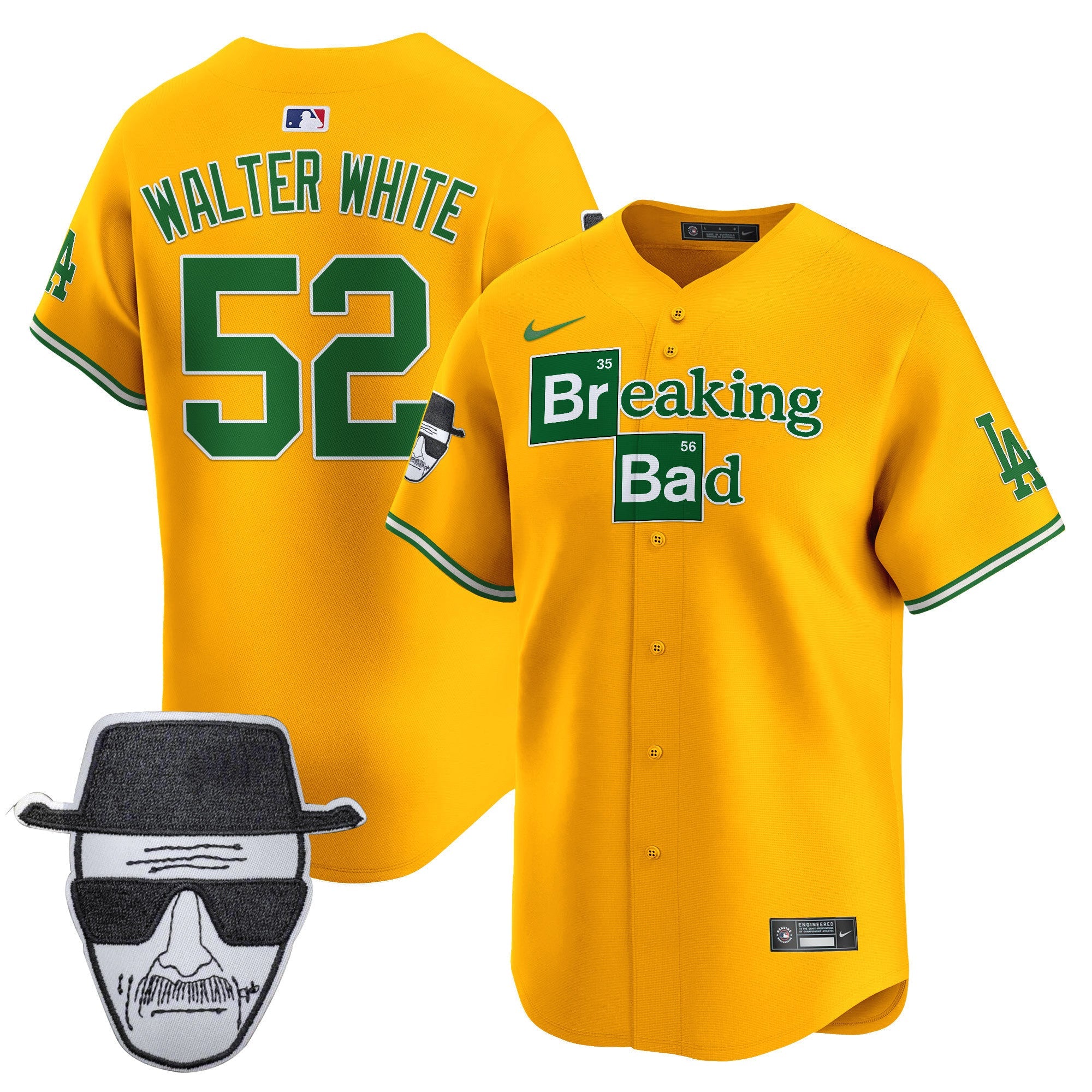 Men’s Breaking Bad Walter White Patch Vapor Premier Limited Jersey