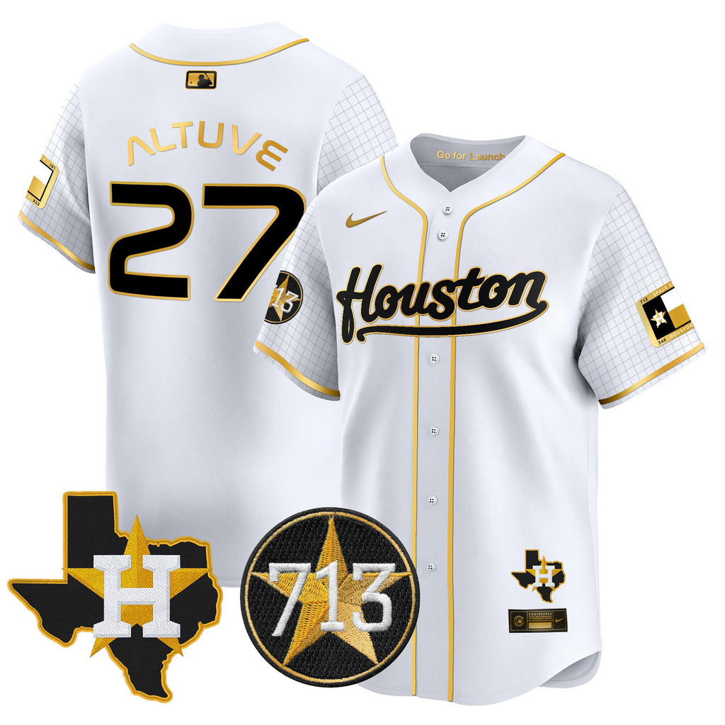 Men’s Space City 713 Patch Vapor Premier Limited Jersey