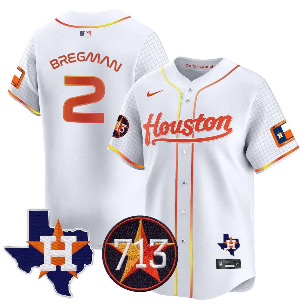 Men’s Space City 713 Patch Vapor Premier Limited Jersey