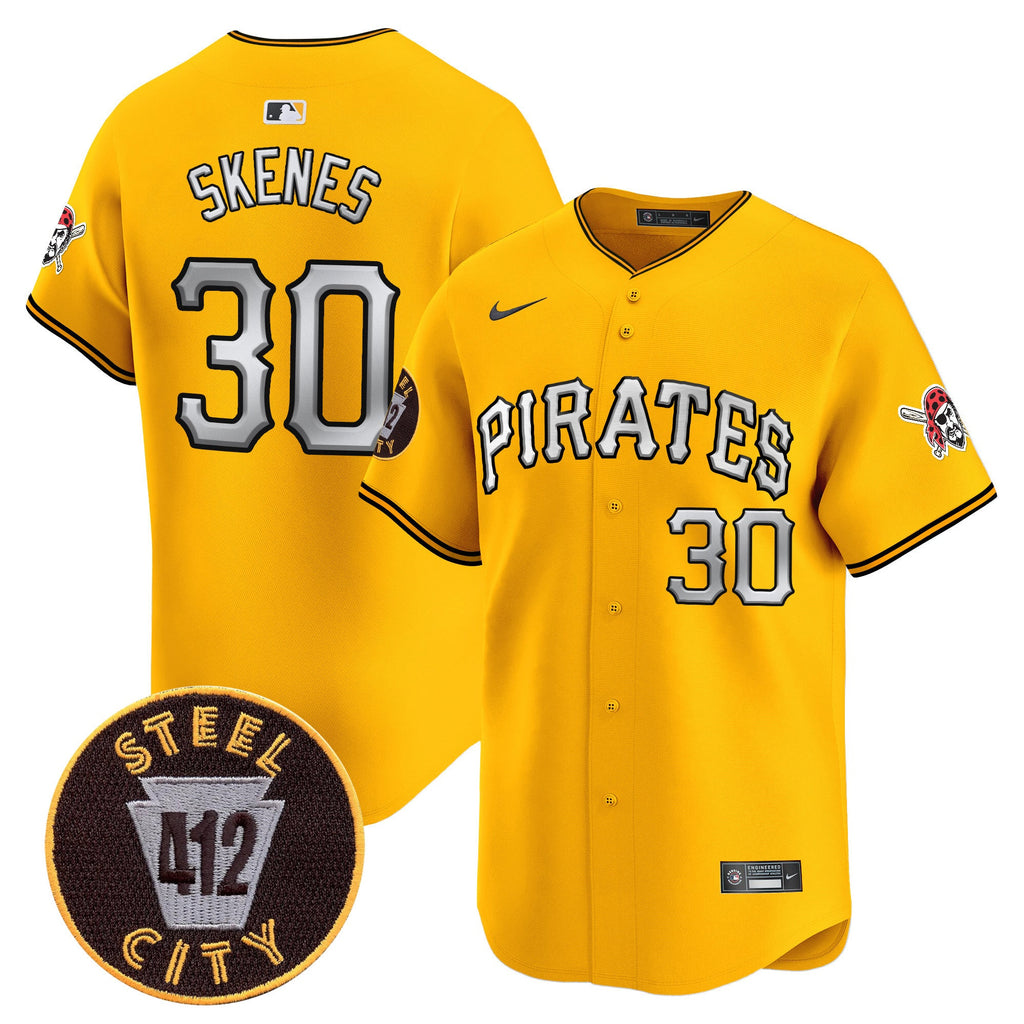 Men’s Pittsburgh 412 Patch Vapor Premier Limited Jersey V6