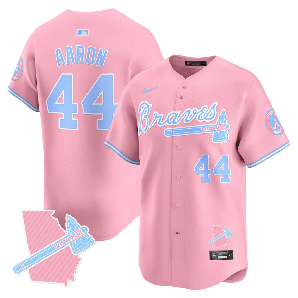 Unisex Atlanta Bubblegum Pink Vapor Premier Limited Jersey