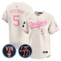 Unisex Vin & Kobe Patch Bubblegum Pink Vapor Premier Limited Jersey