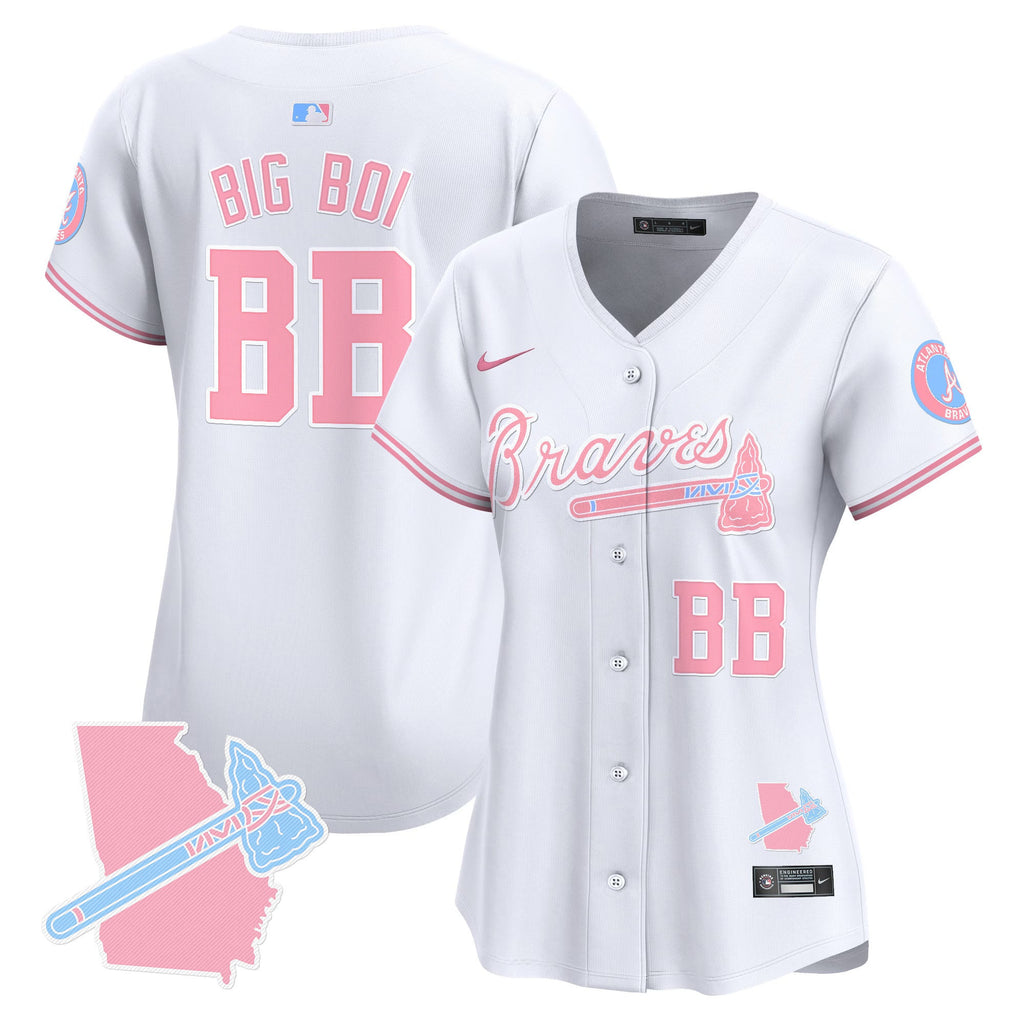 Women’s Atlanta Bubblegum Pink Vapor Premier Limited Jersey
