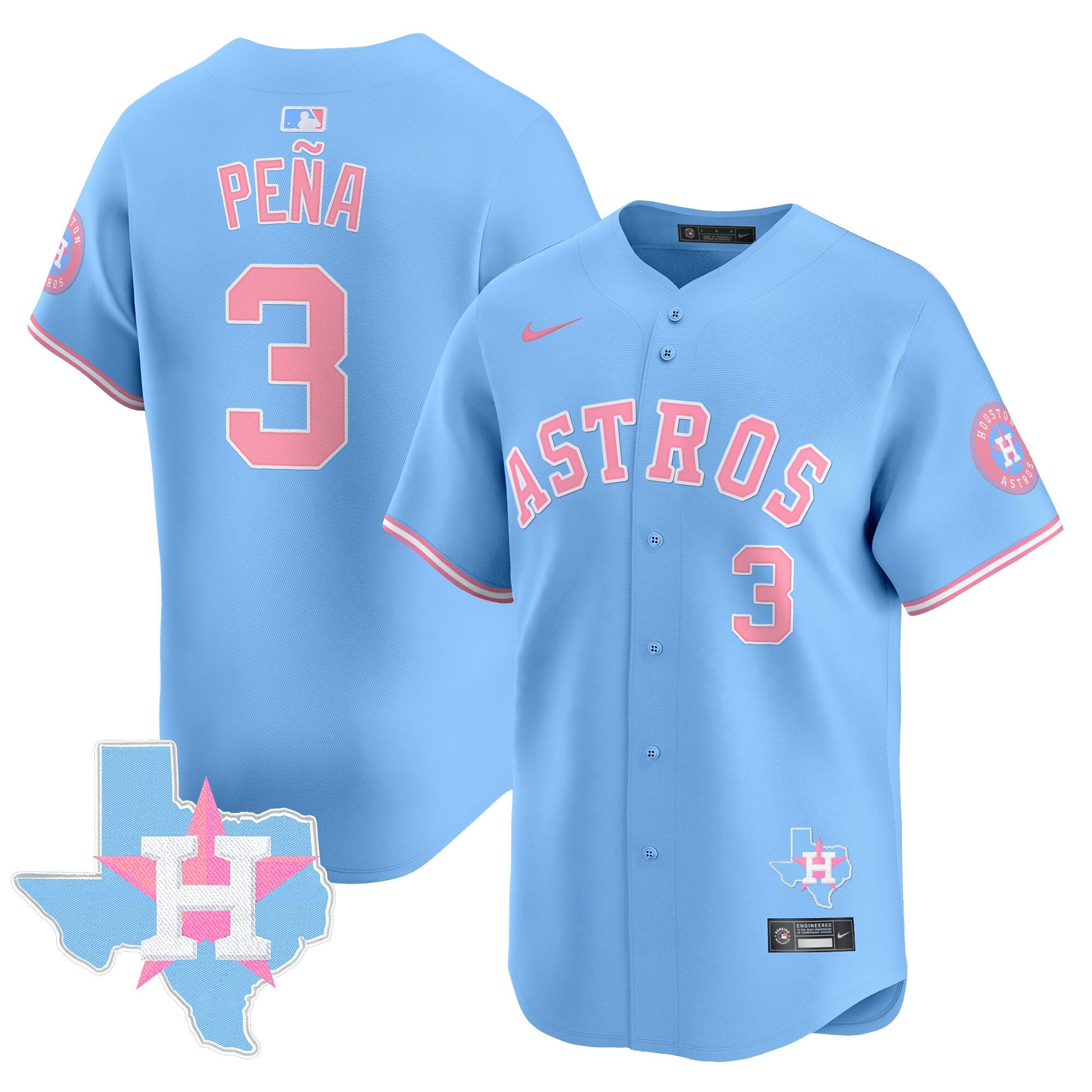 Unisex Bubblegum Pink Vapor Premier Limited Jersey