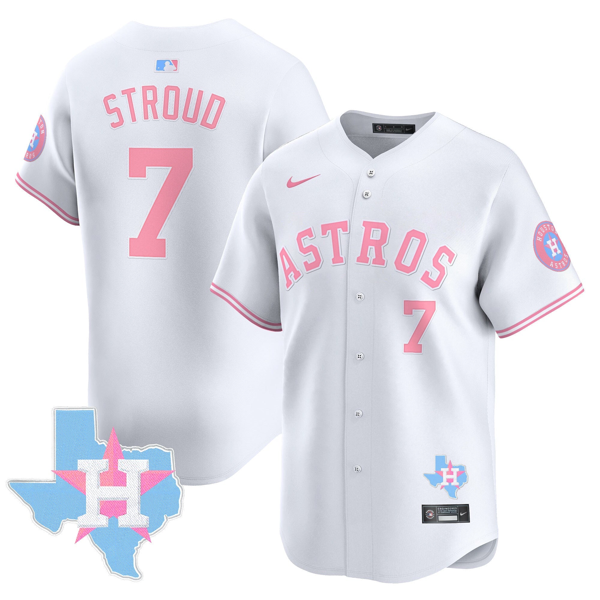 Unisex Bubblegum Pink Vapor Premier Limited Jersey