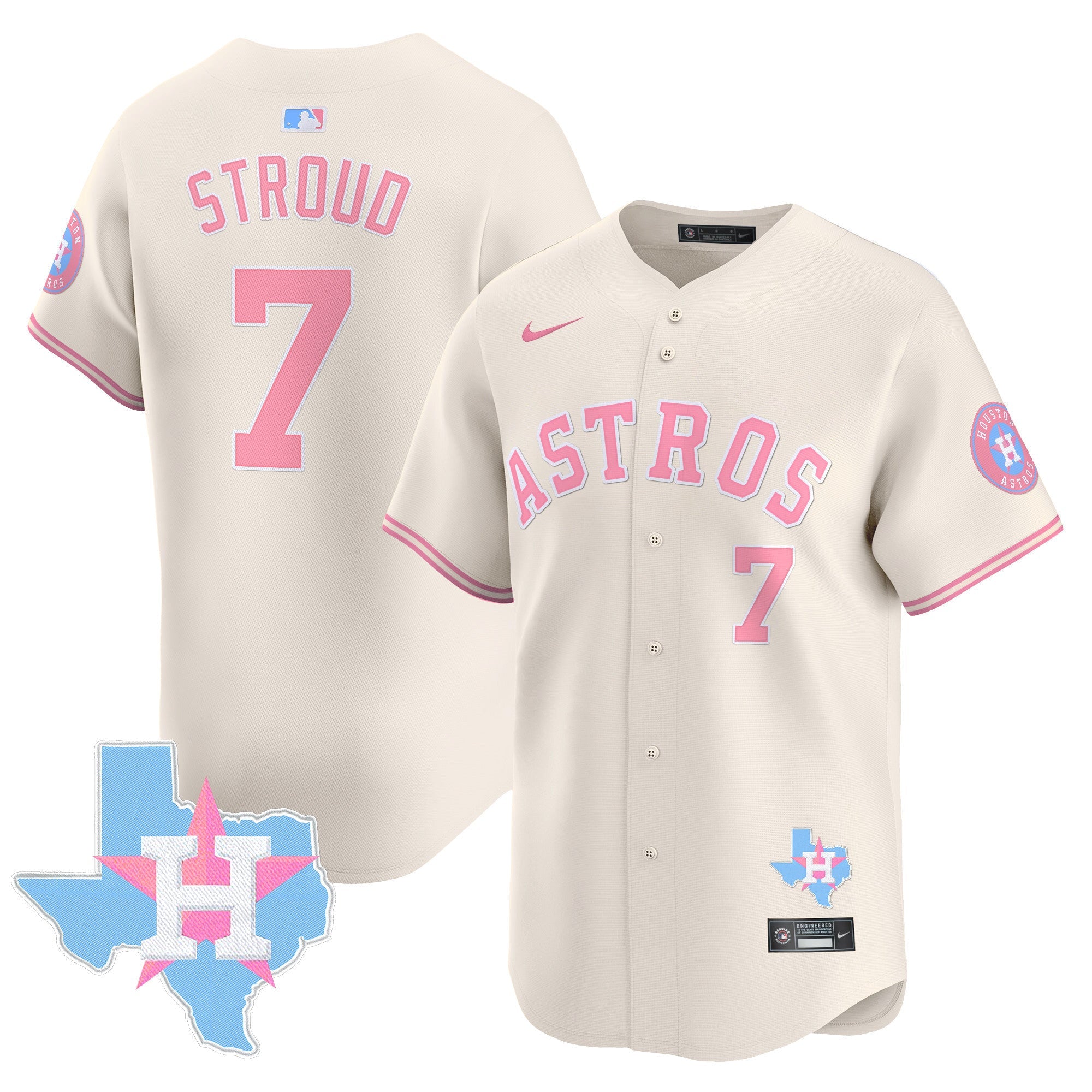Unisex Bubblegum Pink Vapor Premier Limited Jersey