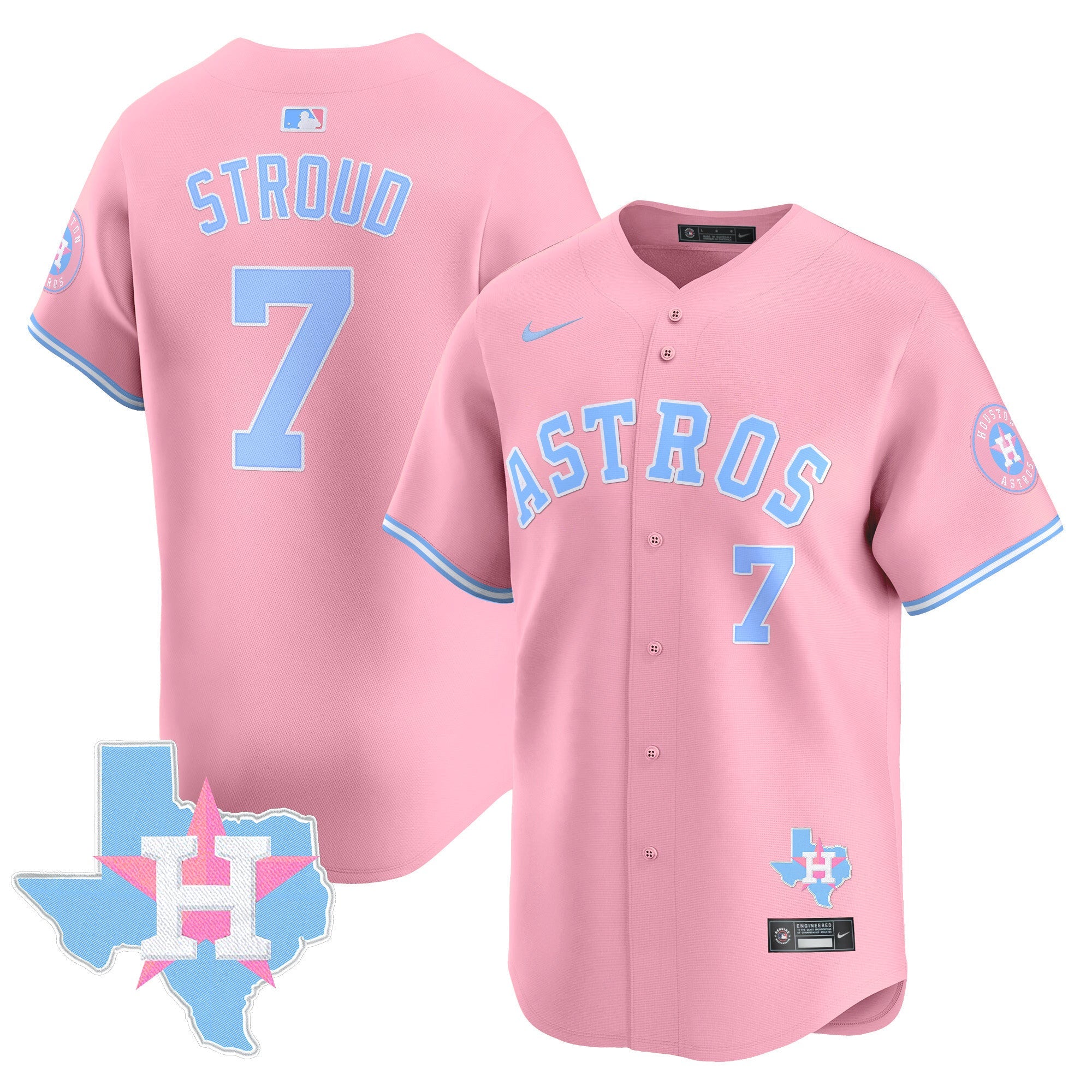 Unisex Bubblegum Pink Vapor Premier Limited Jersey