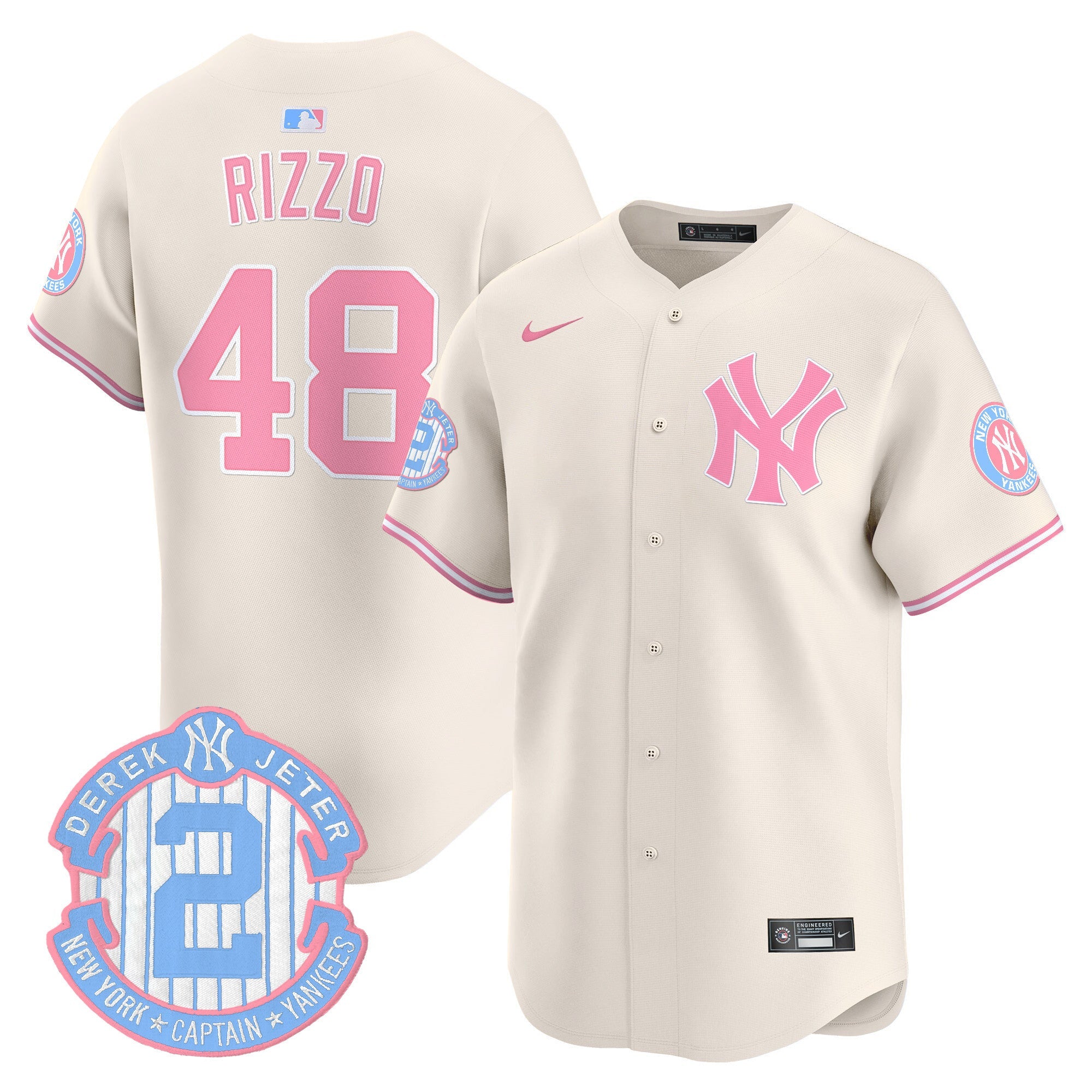 Unisex New York Bubblegum Pink Vapor Premier Limited Jersey