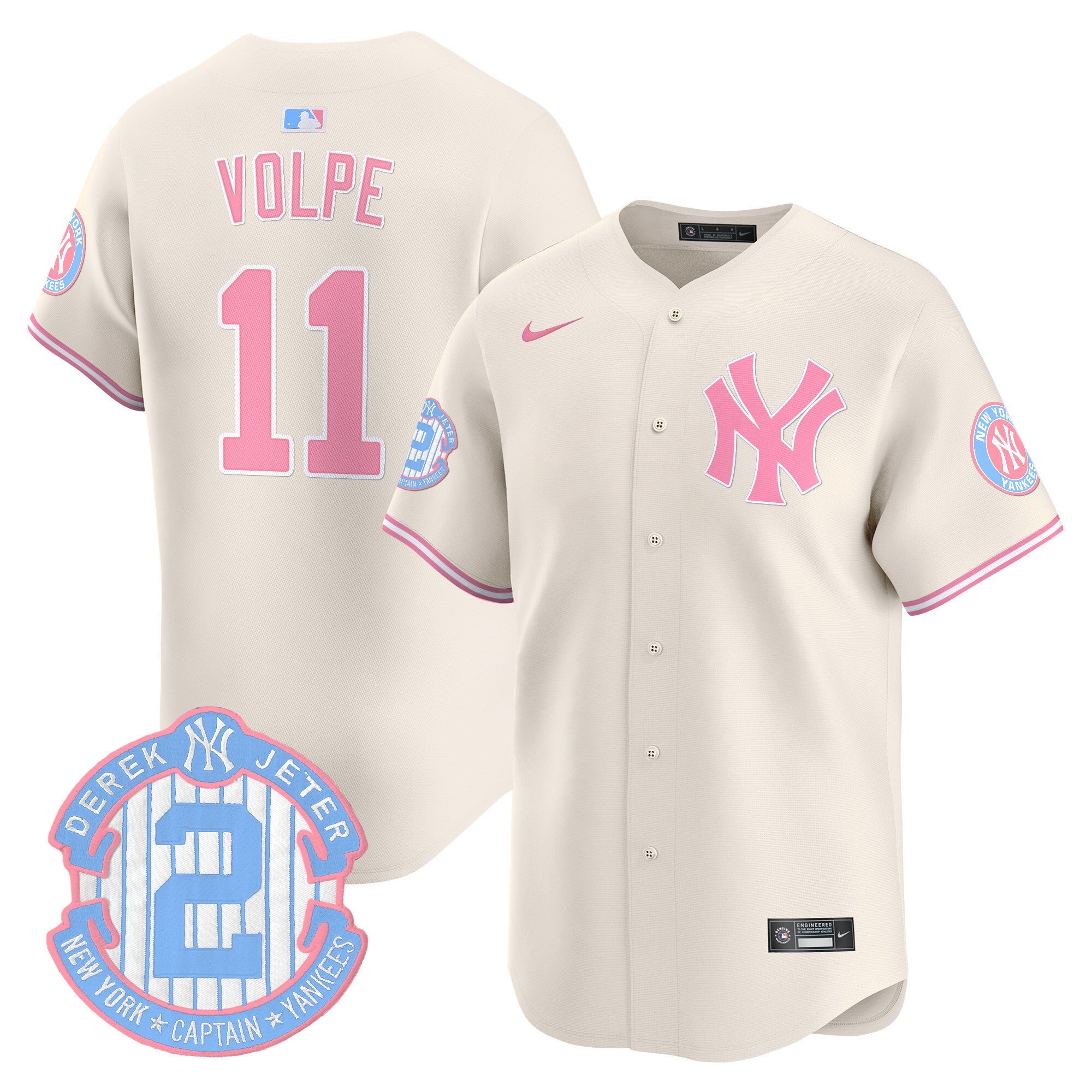 Unisex New York Bubblegum Pink Vapor Premier Limited Jersey