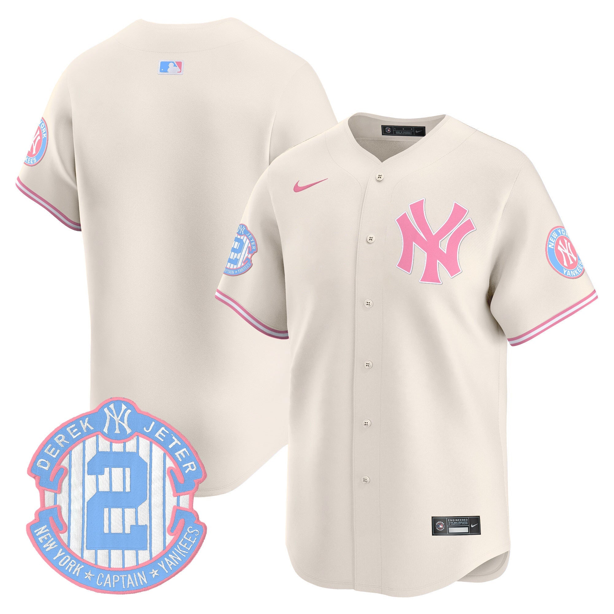 Unisex New York Bubblegum Pink Vapor Premier Limited Jersey