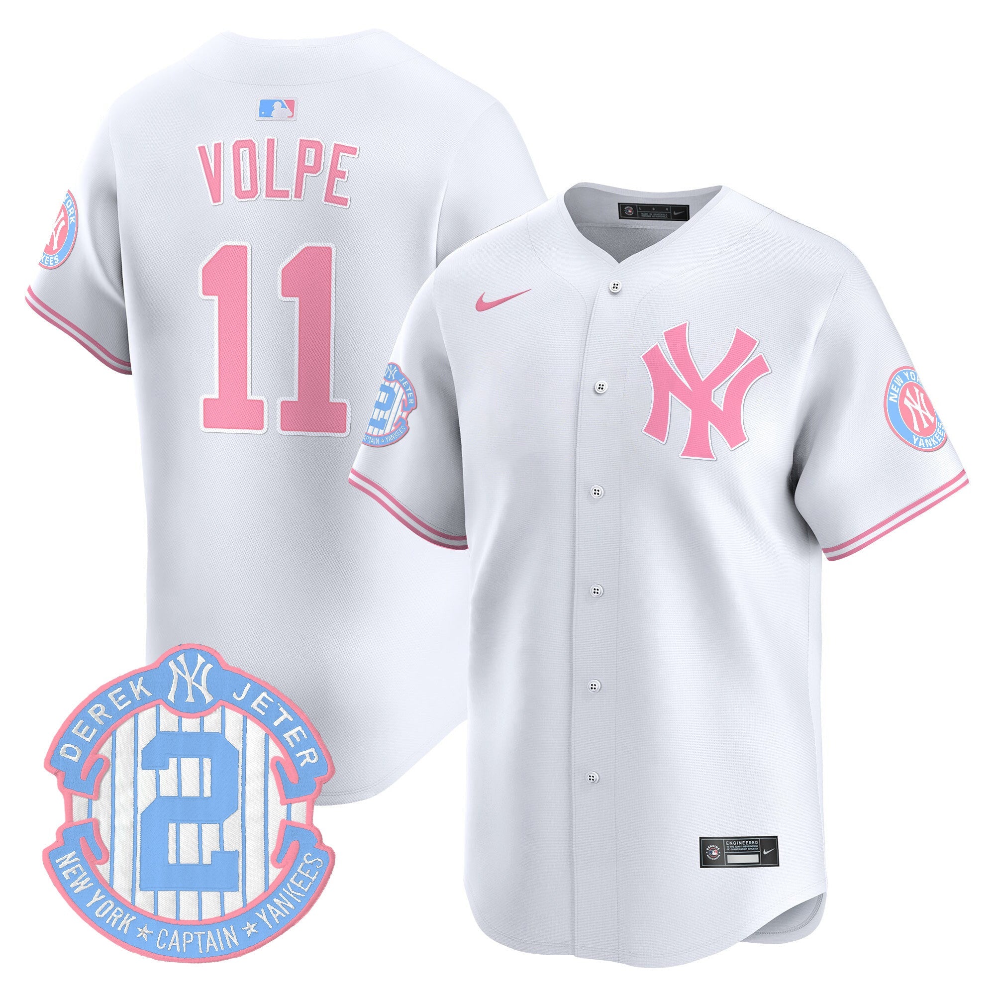 Unisex New York Bubblegum Pink Vapor Premier Limited Jersey