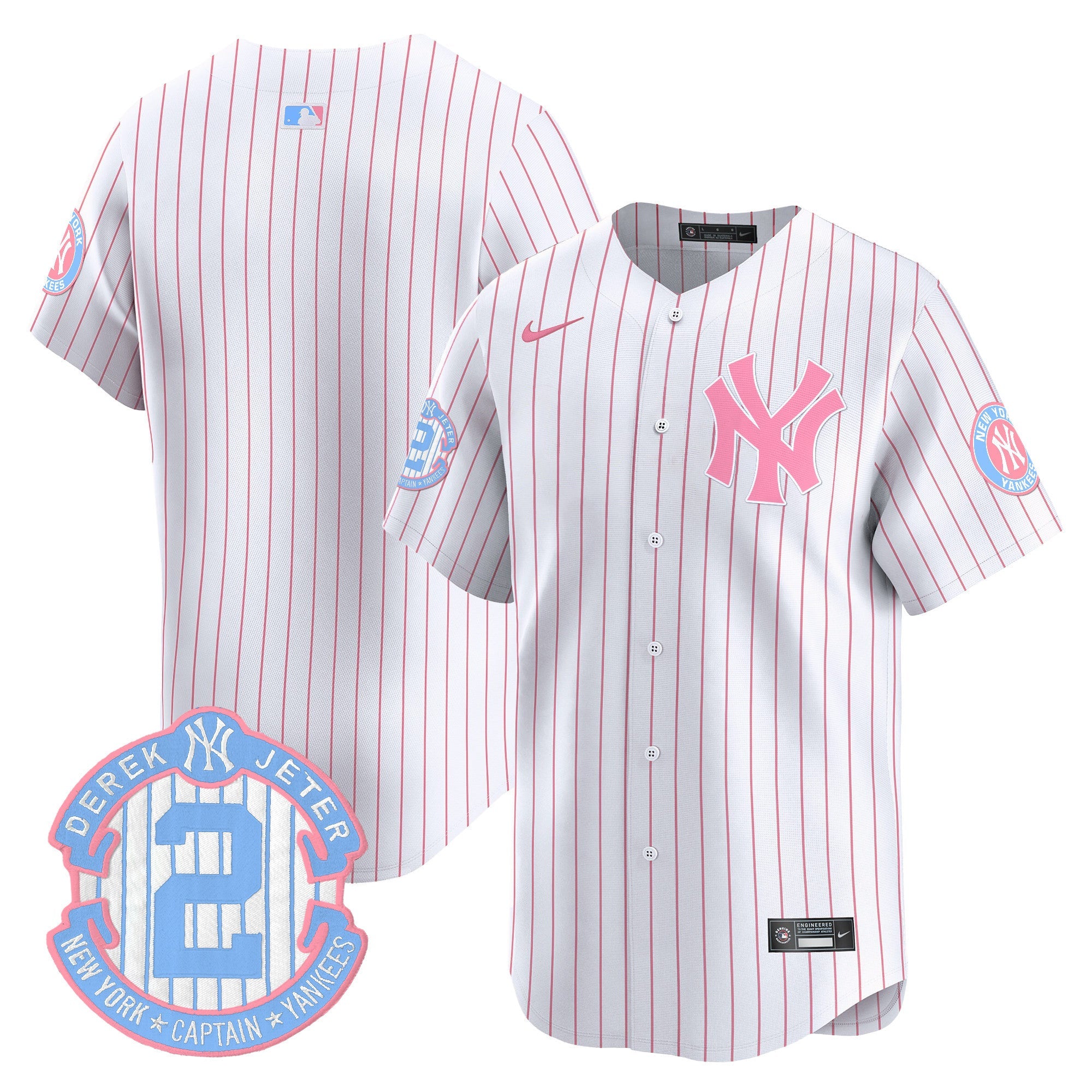 Unisex New York Bubblegum Pink Vapor Premier Limited Jersey