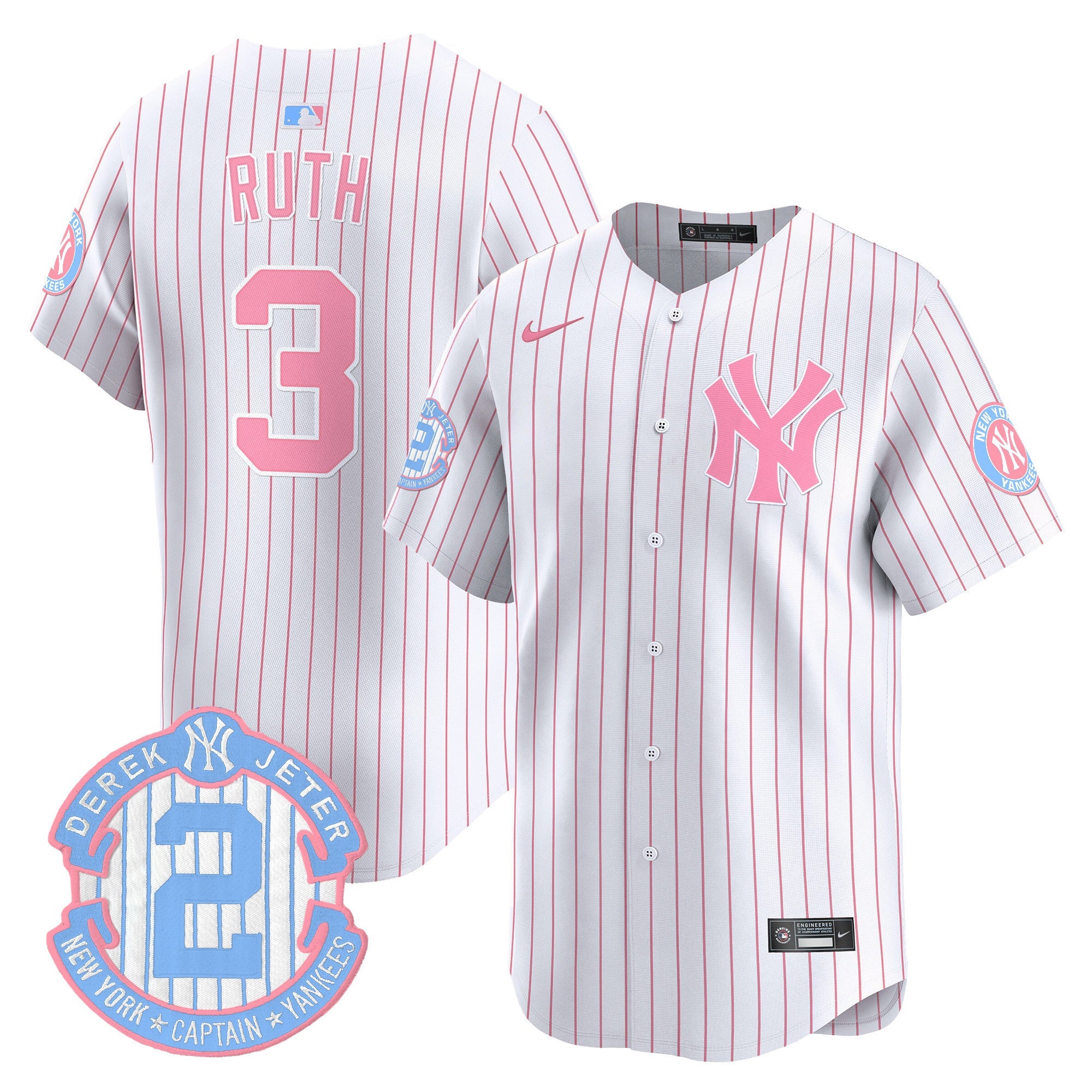 Unisex New York Bubblegum Pink Vapor Premier Limited Jersey