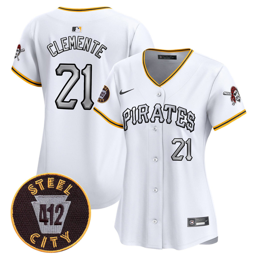 Women’s Pittsburgh 412 Patch Vapor Premier Limited Jersey V6