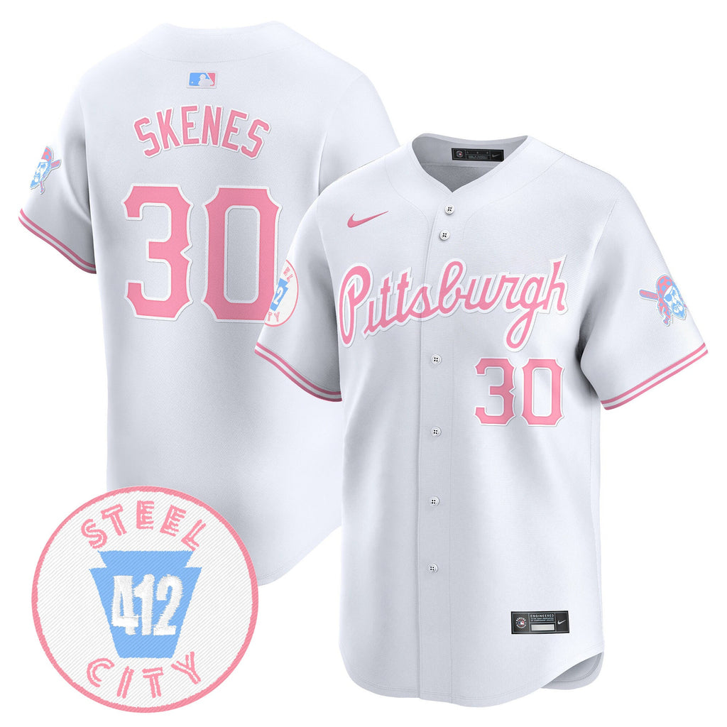 Unisex Pittsburgh Bubblegum Pink Vapor Premier Limited Jersey