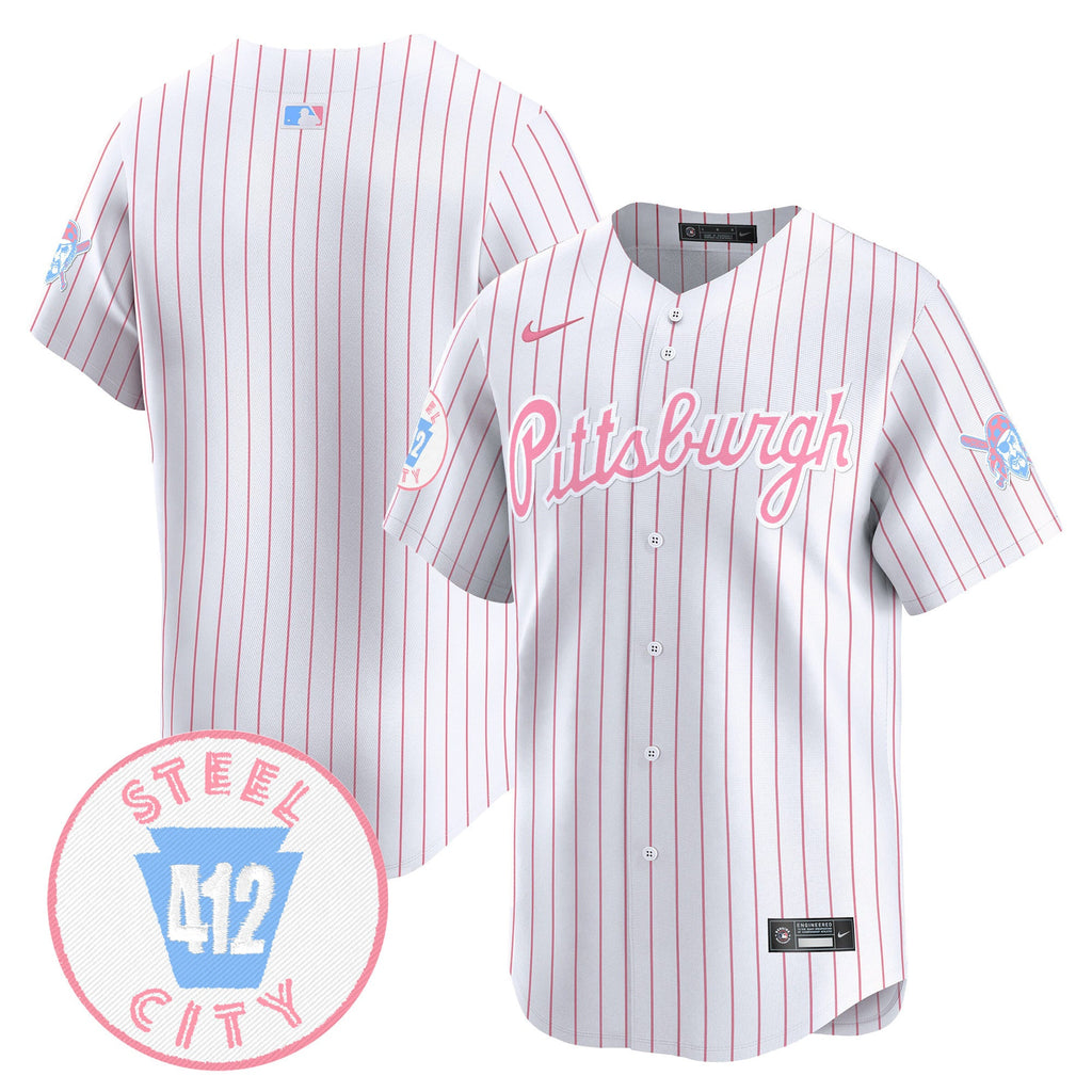 Unisex Pittsburgh Bubblegum Pink Vapor Premier Limited Jersey