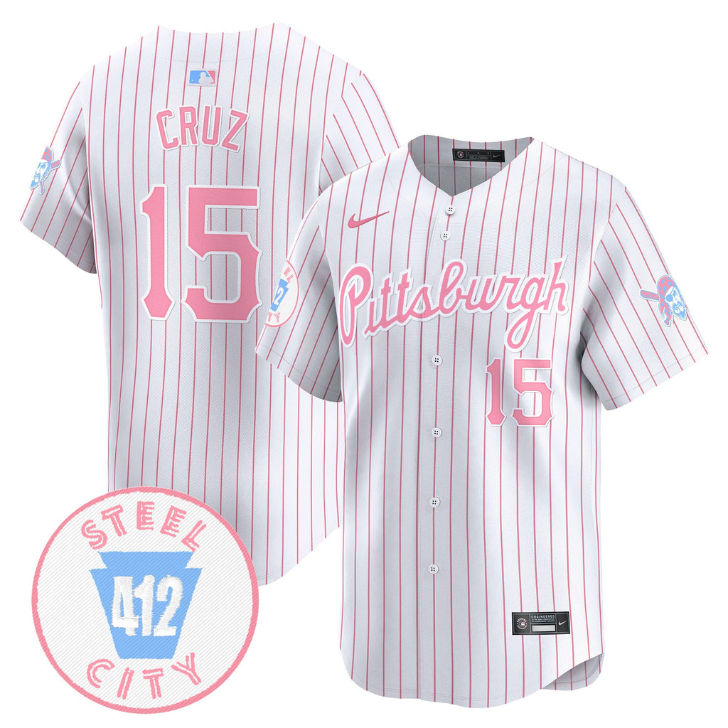 Unisex Pittsburgh Bubblegum Pink Vapor Premier Limited Jersey