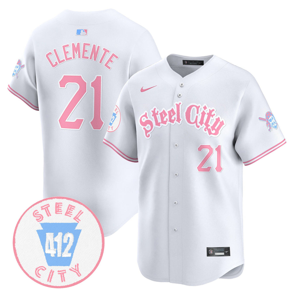 Unisex Pittsburgh Bubblegum Pink Vapor Premier Limited Jersey V2