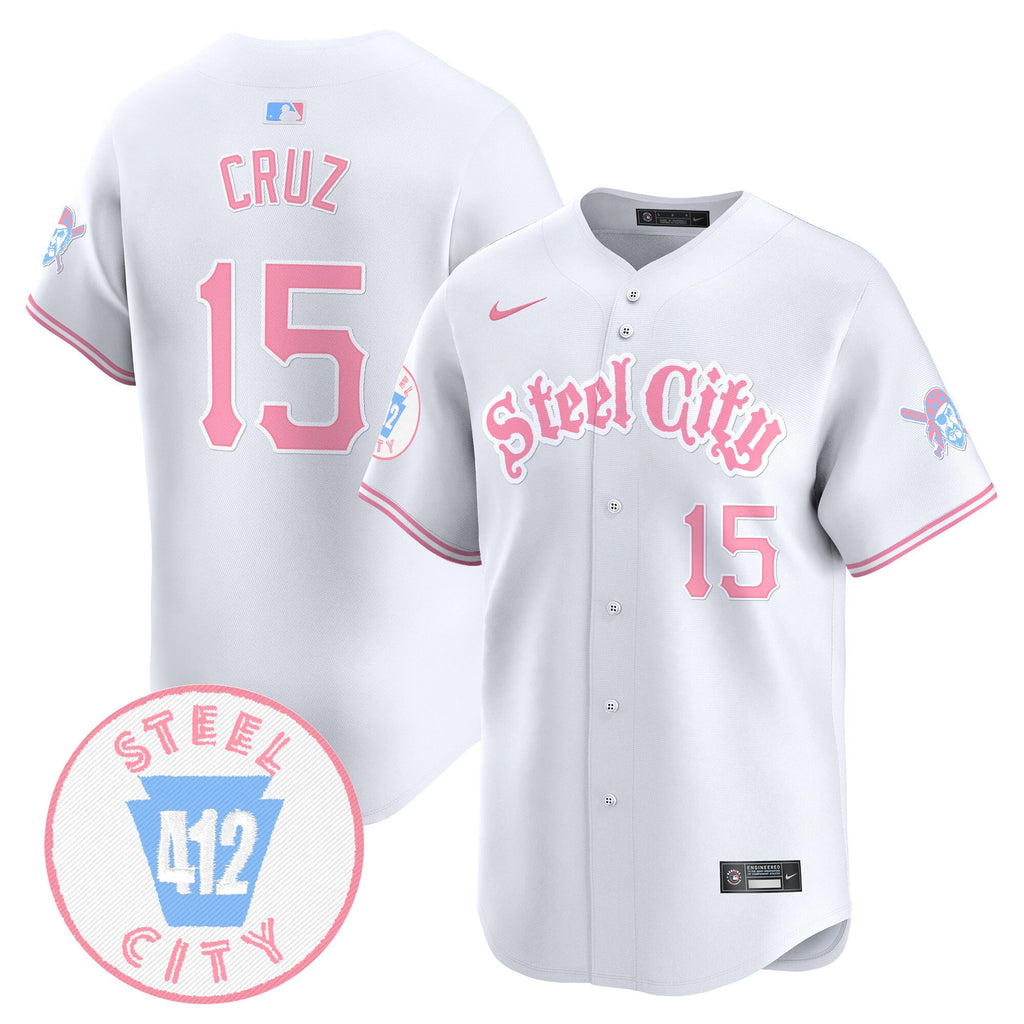 Unisex Pittsburgh Bubblegum Pink Vapor Premier Limited Jersey V2