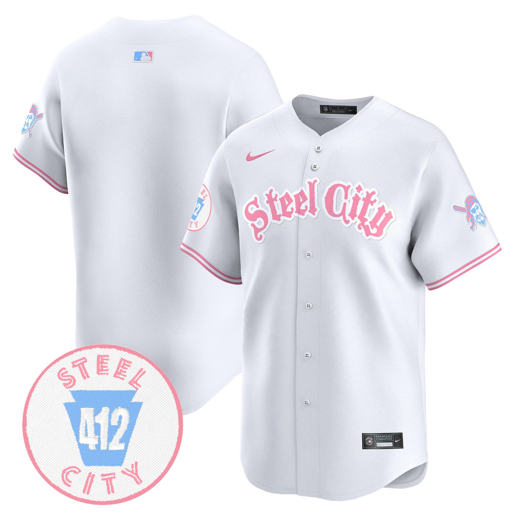 Unisex Pittsburgh Bubblegum Pink Vapor Premier Limited Jersey V2