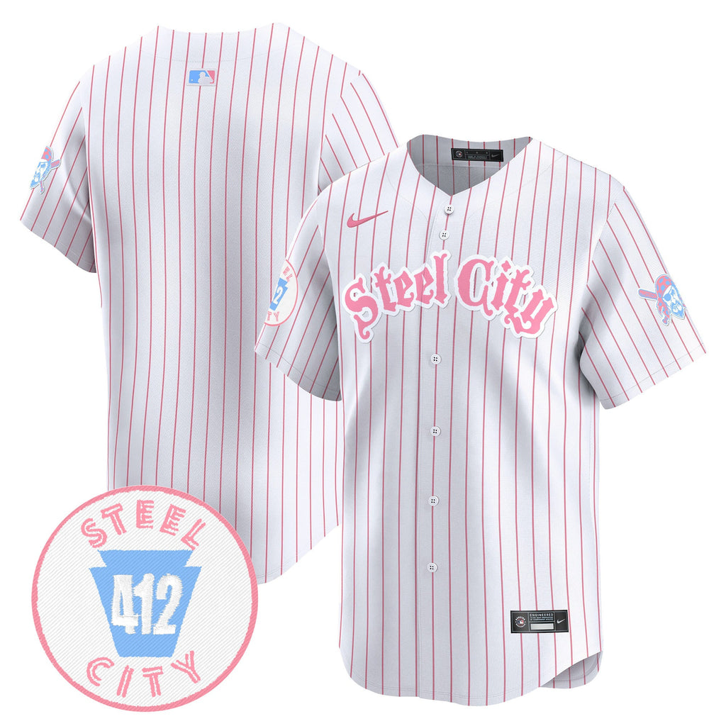 Unisex Pittsburgh Bubblegum Pink Vapor Premier Limited Jersey V2