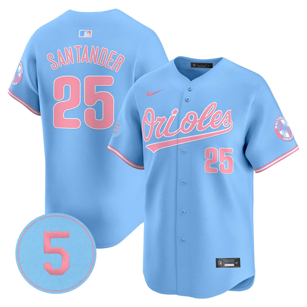 Unisex Bubblegum Pink Robinson Patch Vapor Premier Limited Jersey