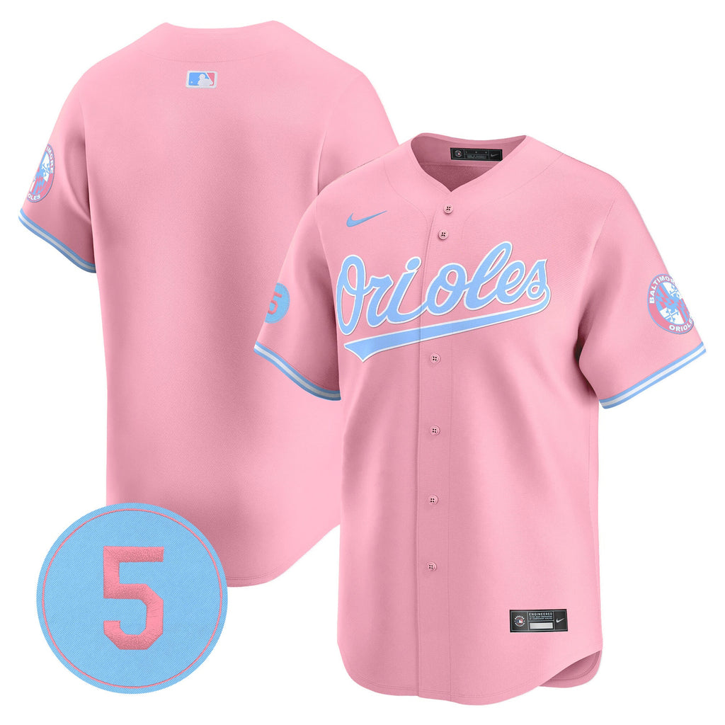 Unisex Bubblegum Pink Robinson Patch Vapor Premier Limited Jersey