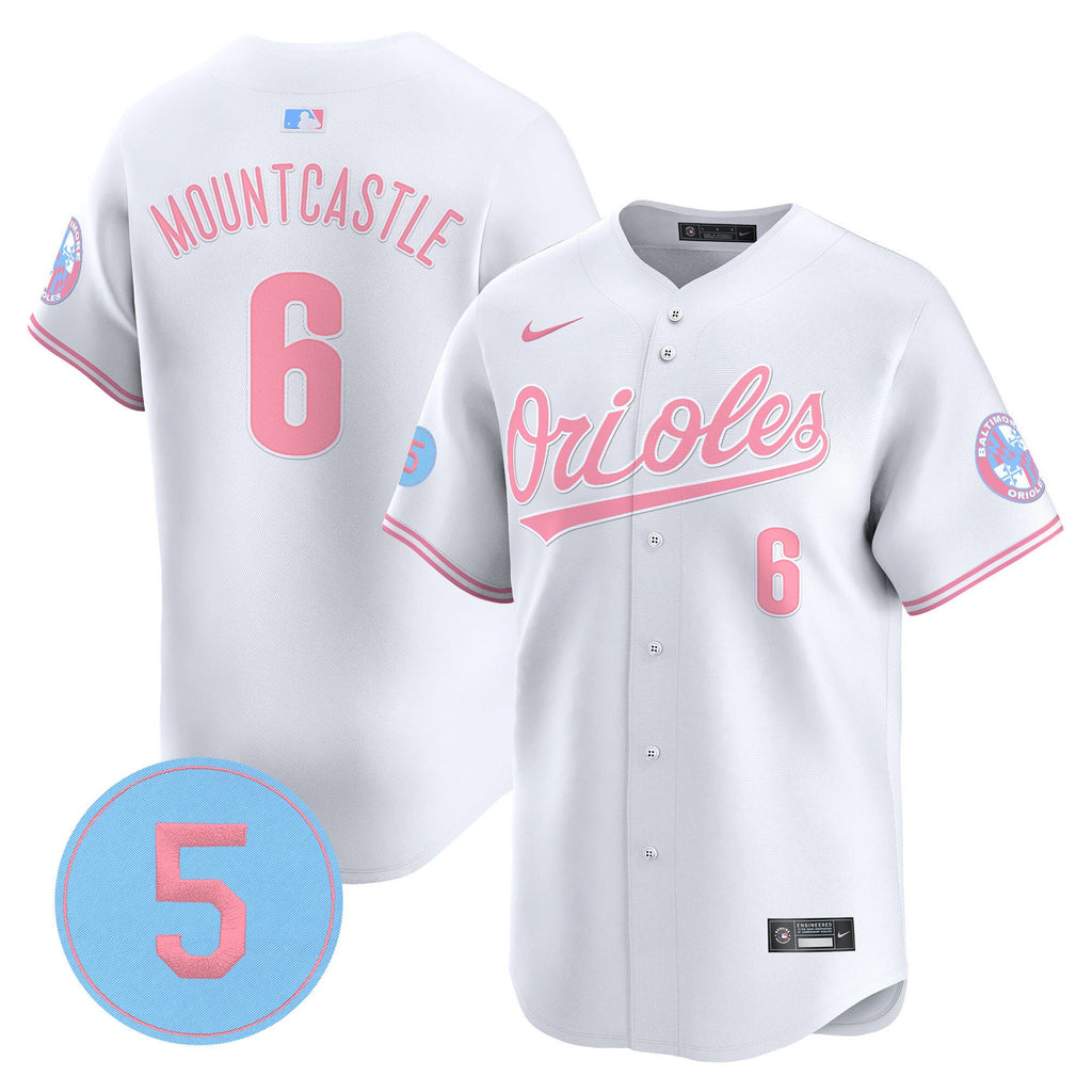 Unisex Bubblegum Pink Robinson Patch Vapor Premier Limited Jersey