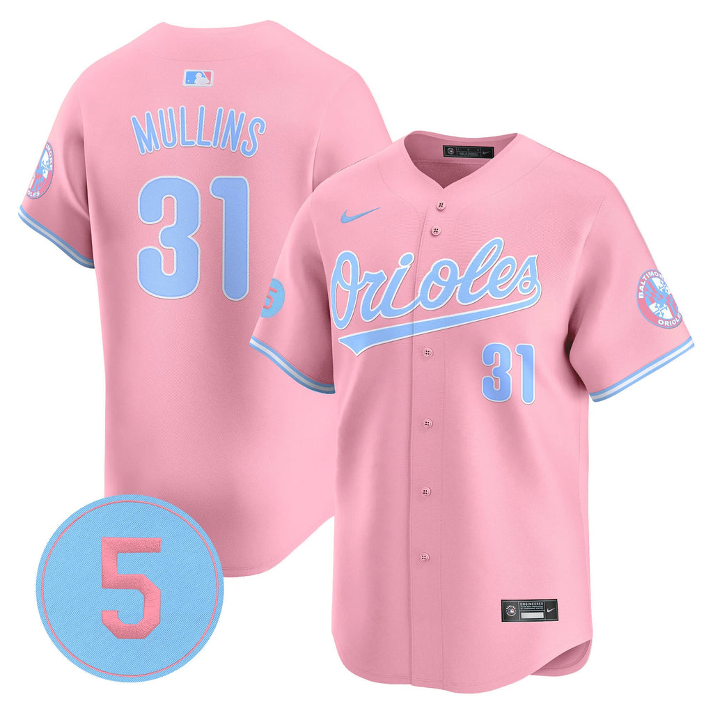 Unisex Bubblegum Pink Robinson Patch Vapor Premier Limited Jersey