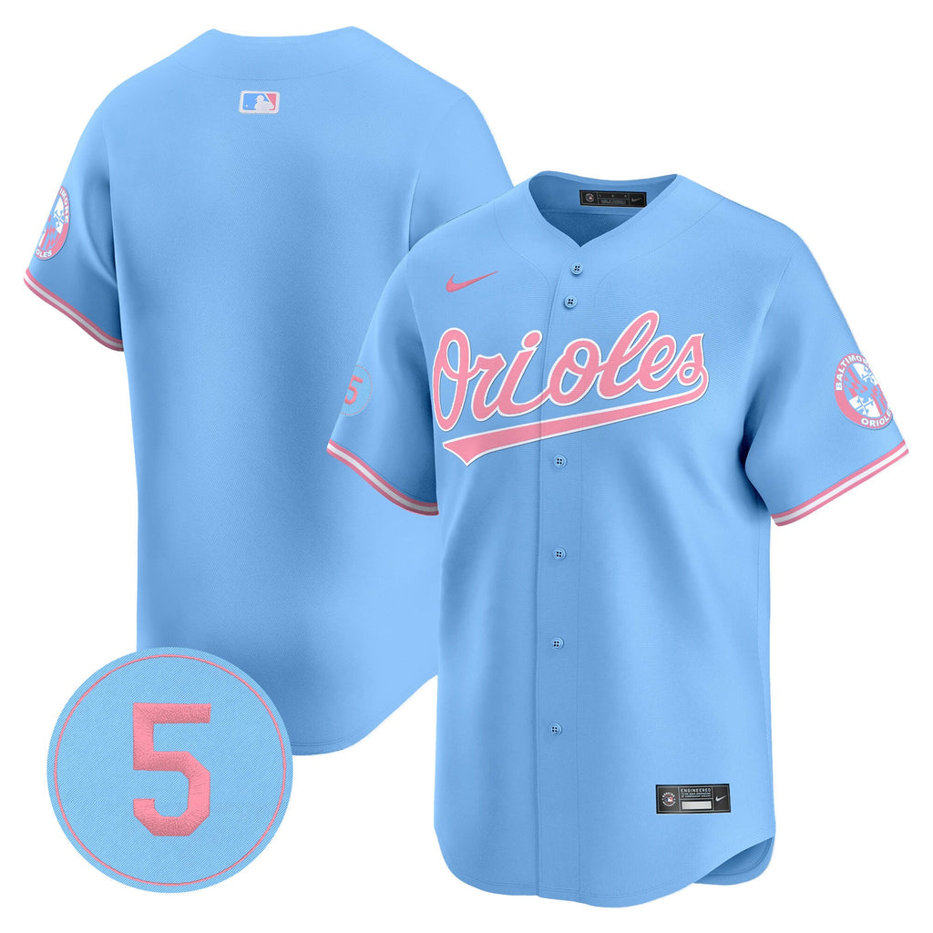 Unisex Bubblegum Pink Robinson Patch Vapor Premier Limited Jersey
