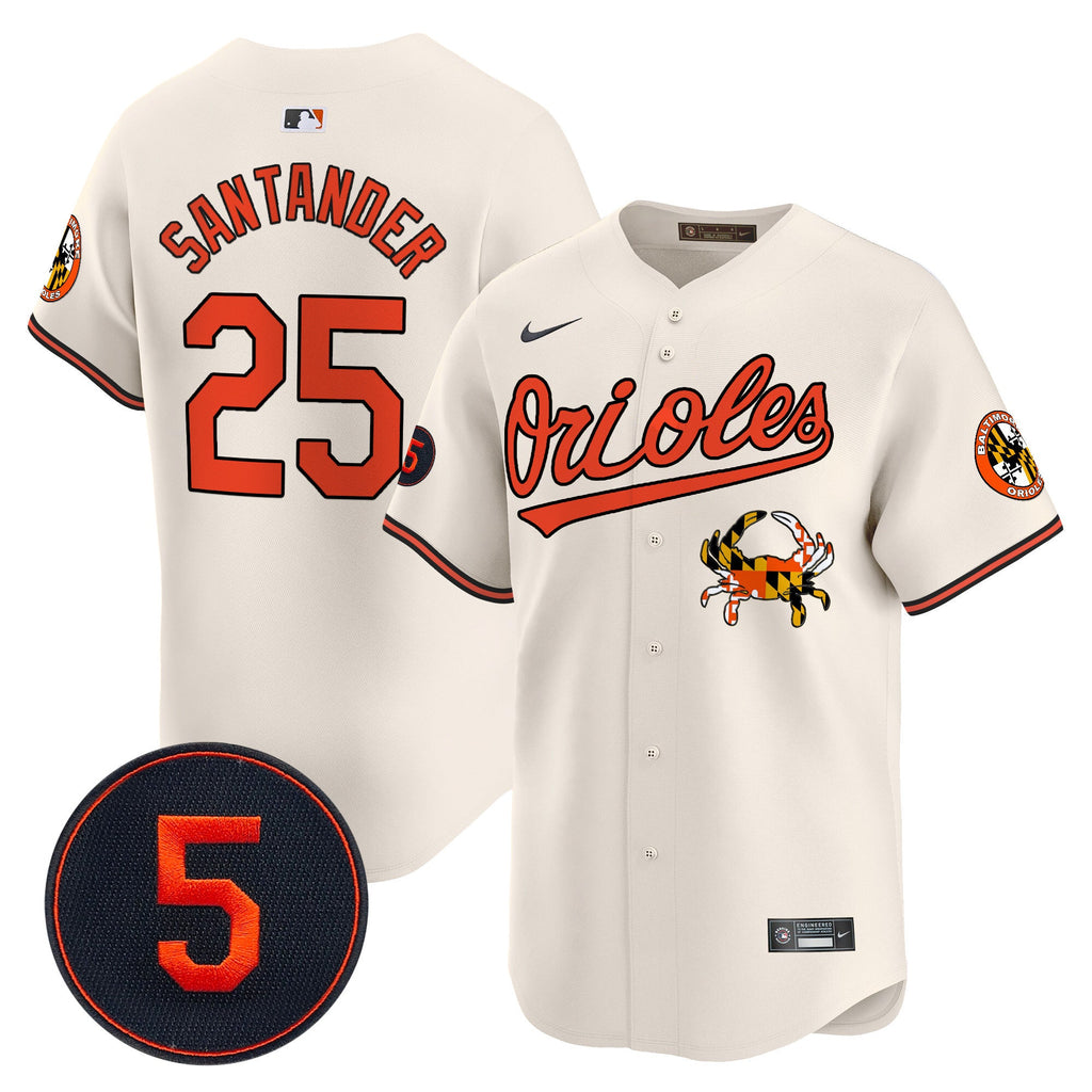 Men’s Baltimore Robinson Patch Vapor Premier Limited Jersey V9