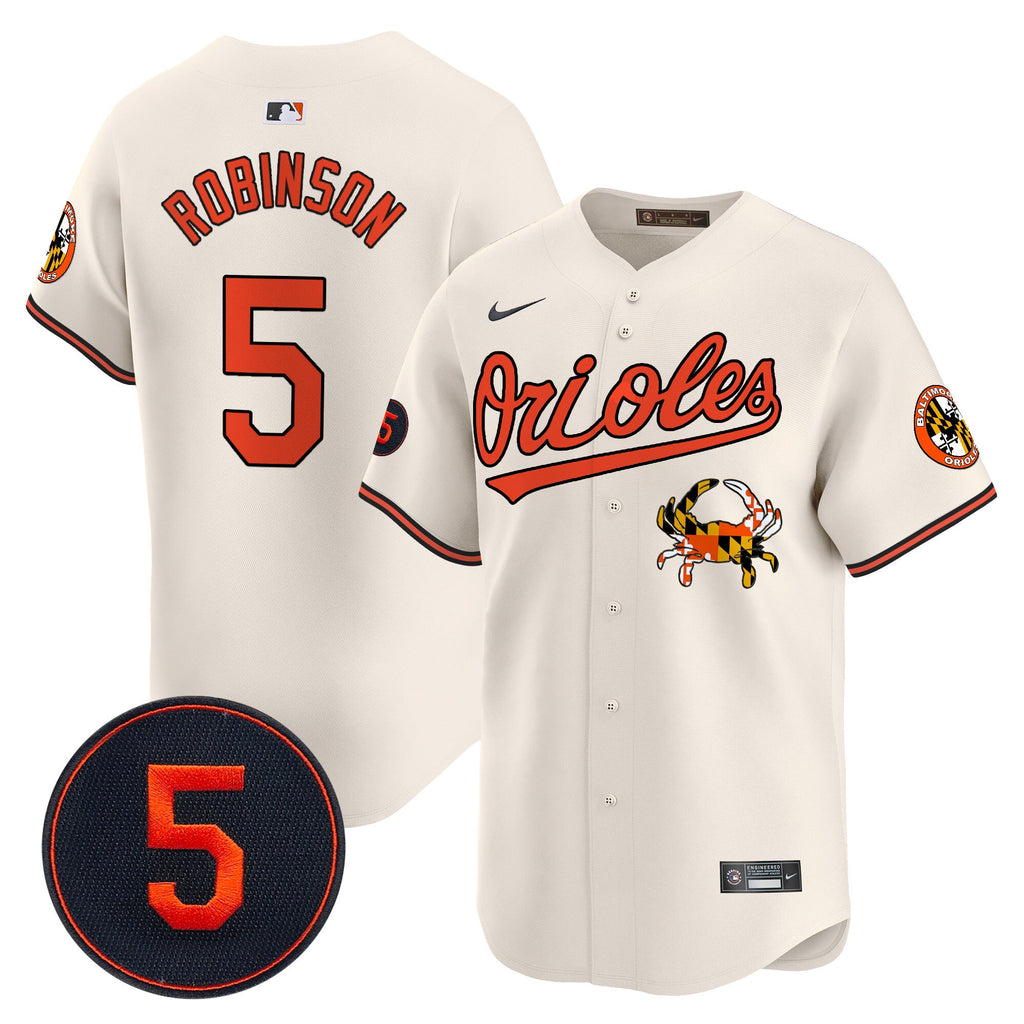 Men’s Baltimore Robinson Patch Vapor Premier Limited Jersey V9