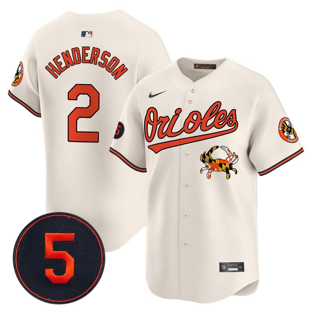 Men’s Baltimore Robinson Patch Vapor Premier Limited Jersey V9