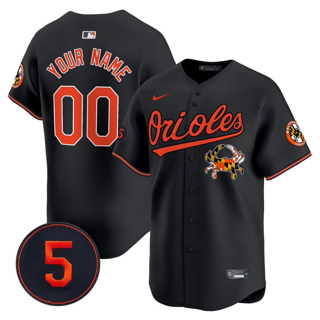 Baltimore Robinson Patch Vapor Premier Limited Custom Jersey V9