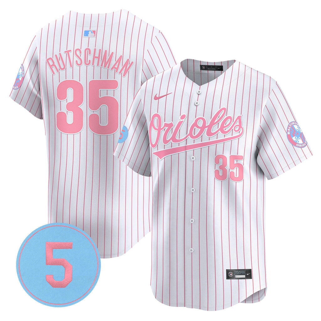 Unisex Bubblegum Pink Robinson Patch Vapor Premier Limited Jersey