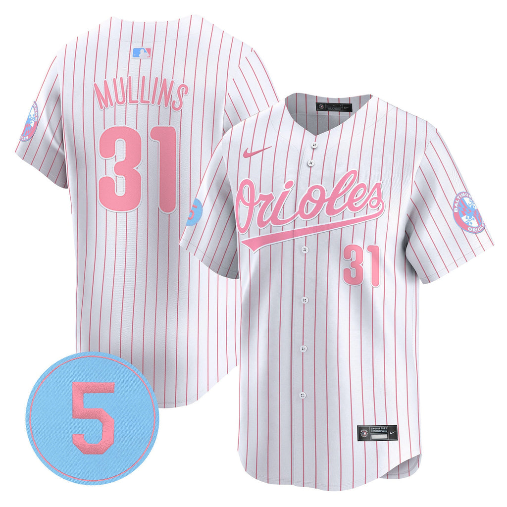 Unisex Bubblegum Pink Robinson Patch Vapor Premier Limited Jersey