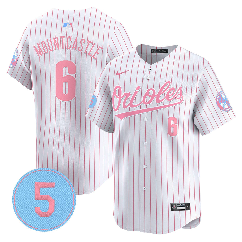 Unisex Bubblegum Pink Robinson Patch Vapor Premier Limited Jersey