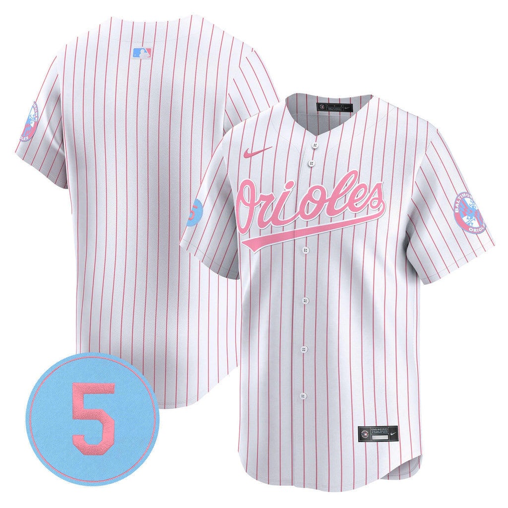 Unisex Bubblegum Pink Robinson Patch Vapor Premier Limited Jersey