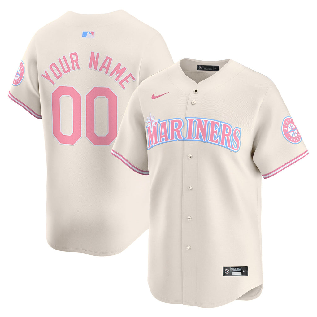 Seattle Bubblegum Pink Vapor Premier Limited Custom Jersey
