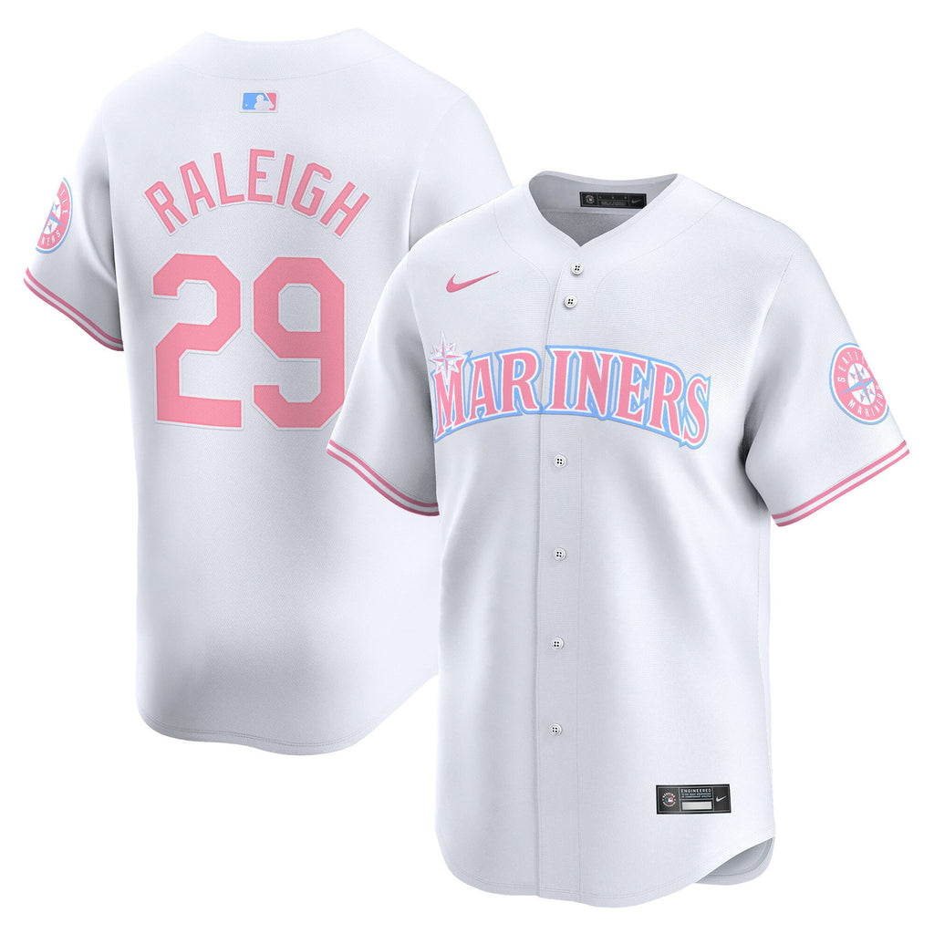 Unisex Seattle Bubblegum Pink Vapor Premier Limited Jersey