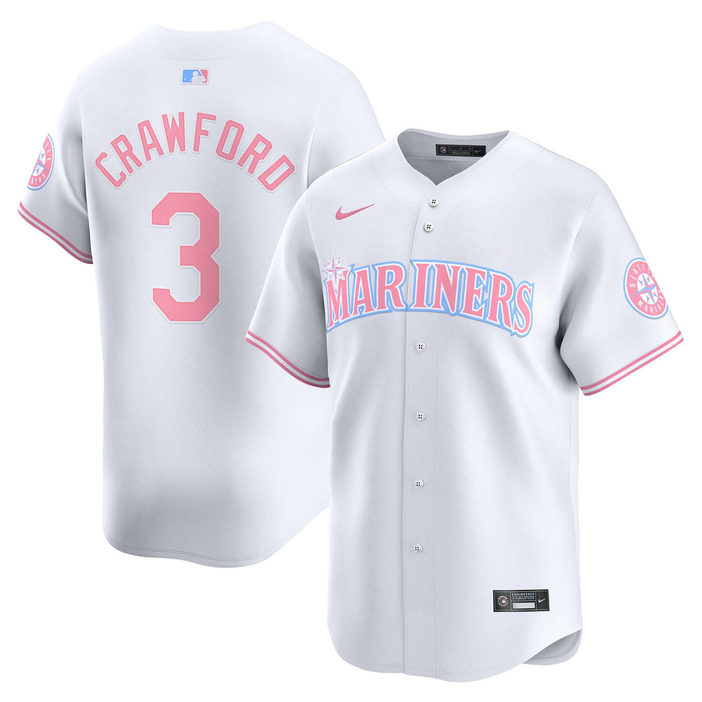 Unisex Seattle Bubblegum Pink Vapor Premier Limited Jersey