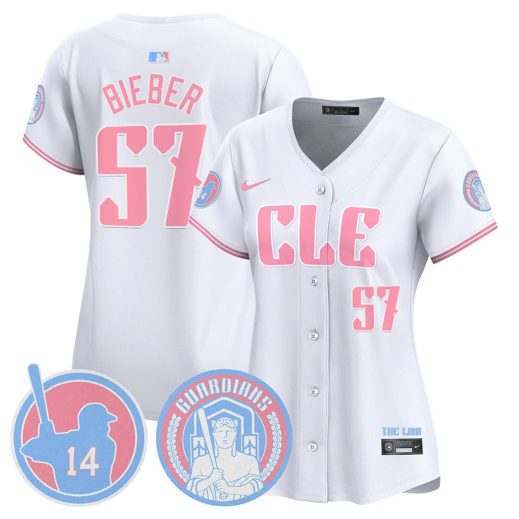 Women’s Cleveland Bubblegum Pink Vapor Premier Limited Jersey