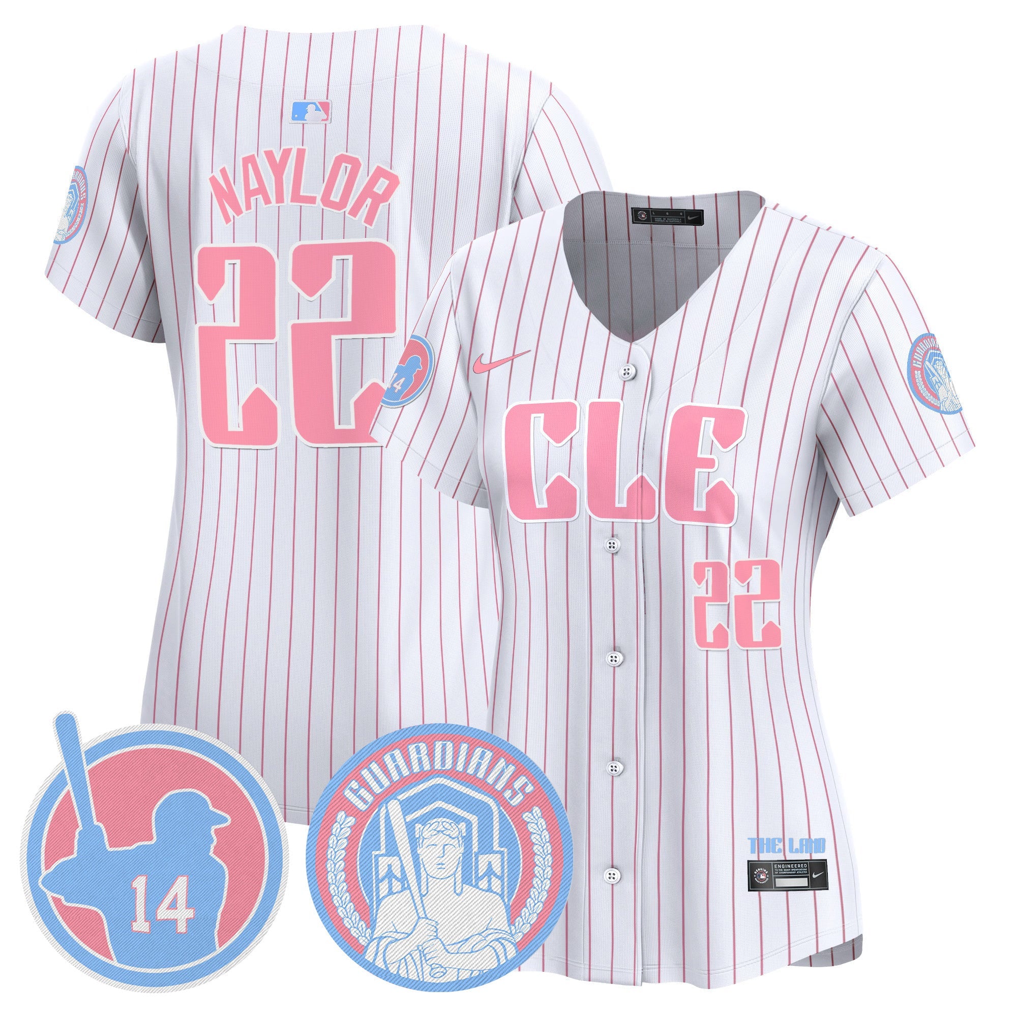 Women’s Cleveland Bubblegum Pink Vapor Premier Limited Jersey