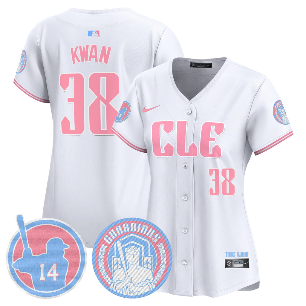 Women’s Cleveland Bubblegum Pink Vapor Premier Limited Jersey