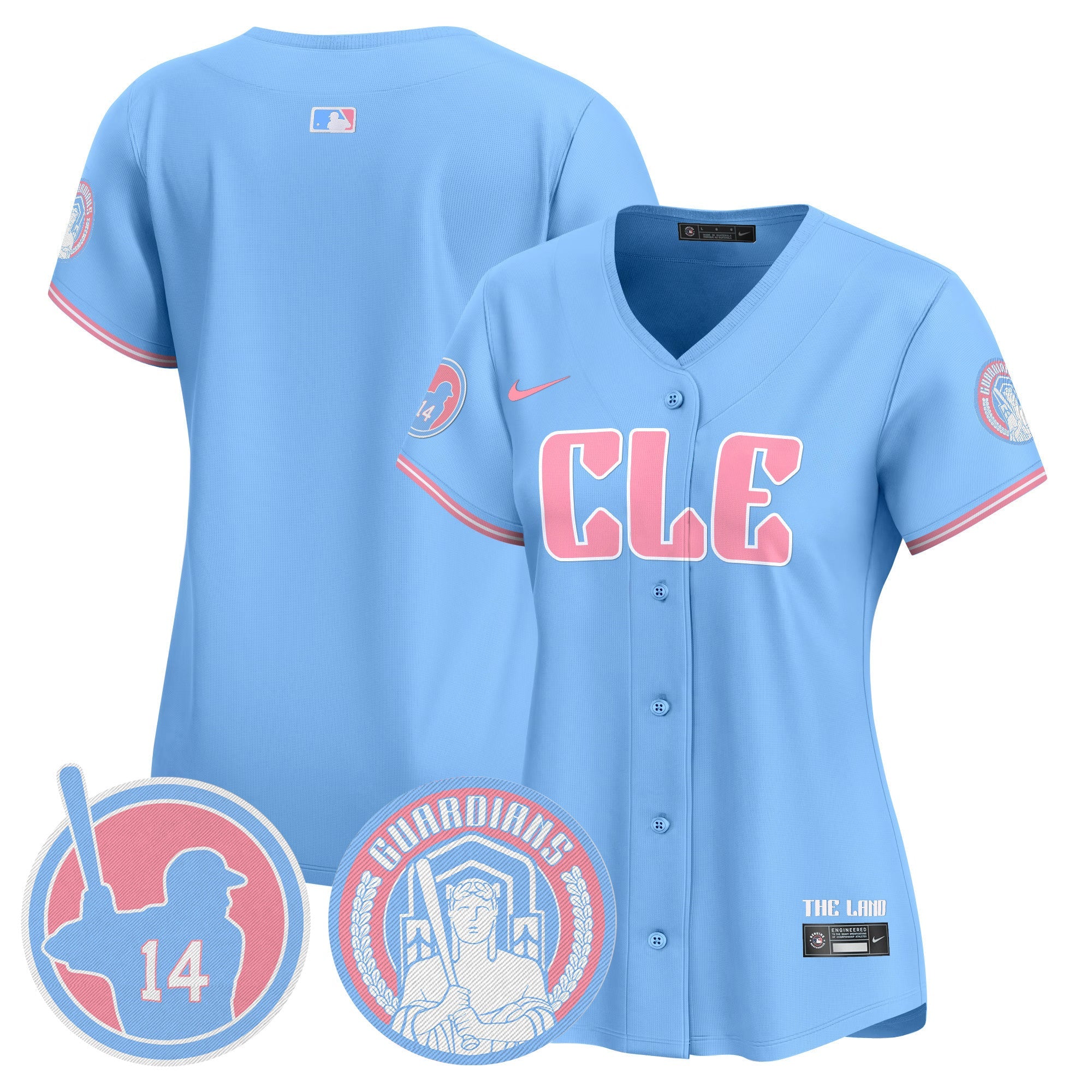 Women’s Cleveland Bubblegum Pink Vapor Premier Limited Jersey