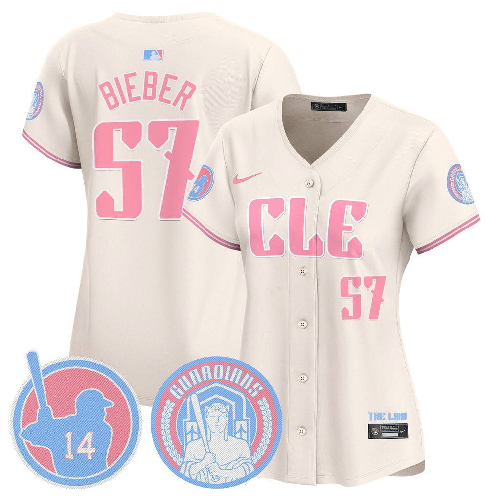 Women’s Cleveland Bubblegum Pink Vapor Premier Limited Jersey