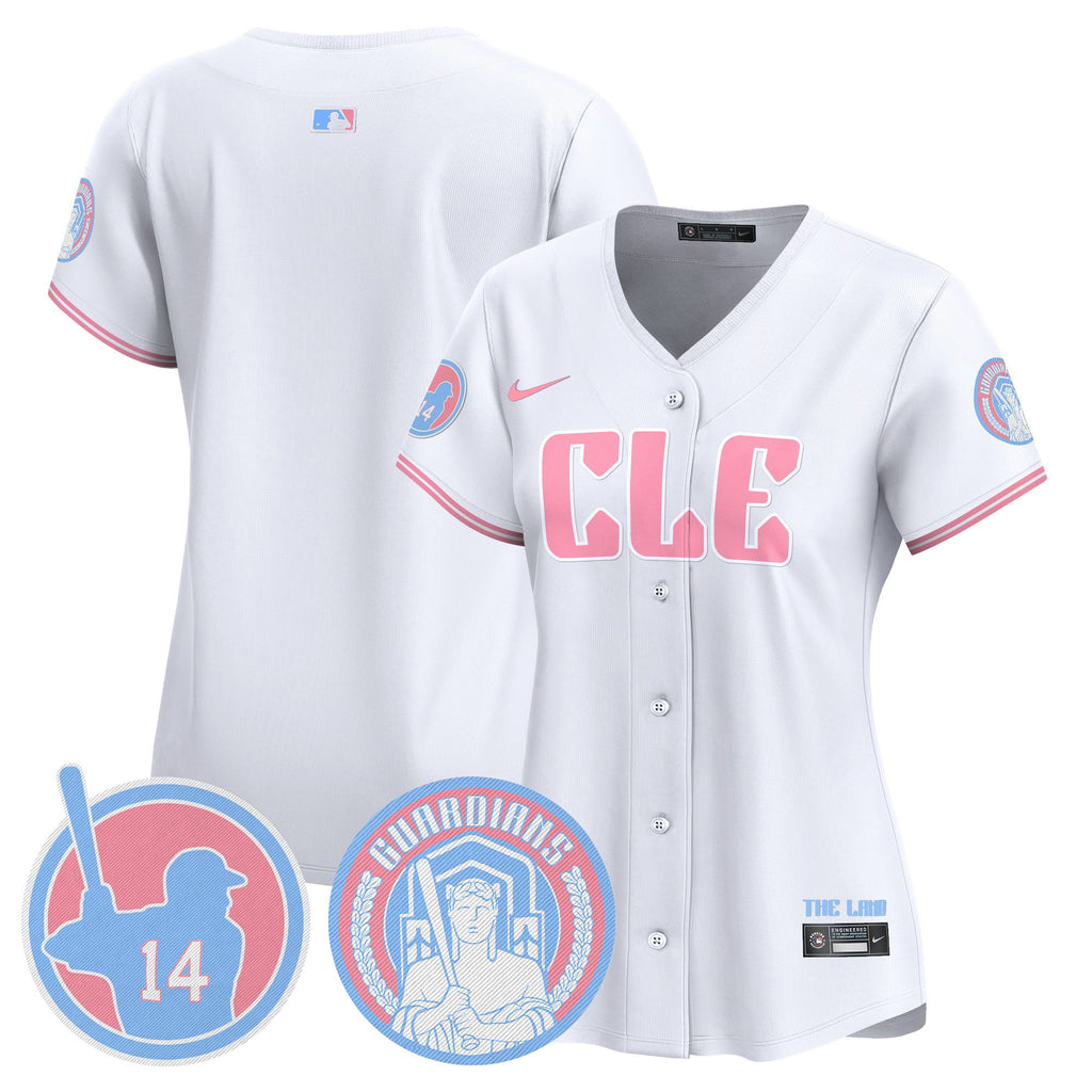 Women’s Cleveland Bubblegum Pink Vapor Premier Limited Jersey
