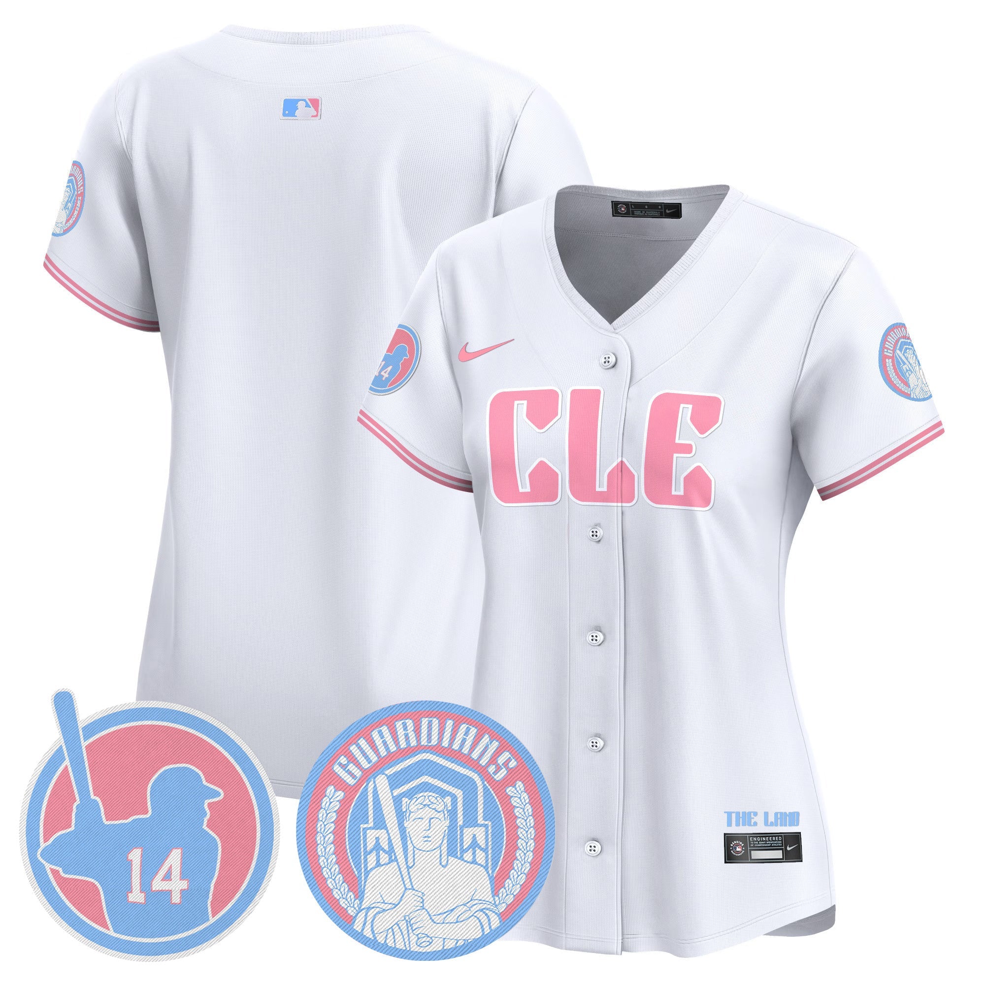 Women’s Cleveland Bubblegum Pink Vapor Premier Limited Jersey
